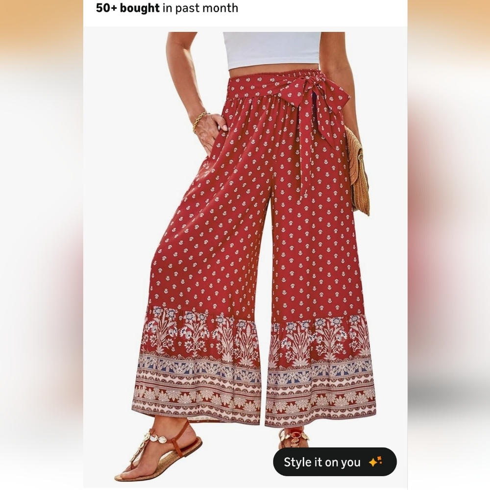 Grace Karin Wide-Leg Palazzo Pants